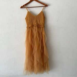 Boutique Girls Crochet Dress, Boho Style, size Large